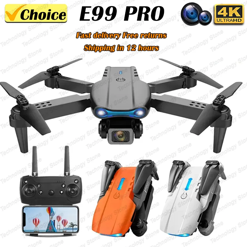 Drone Rc E99 Pro - K3 E99PRO Drone with Dual HD