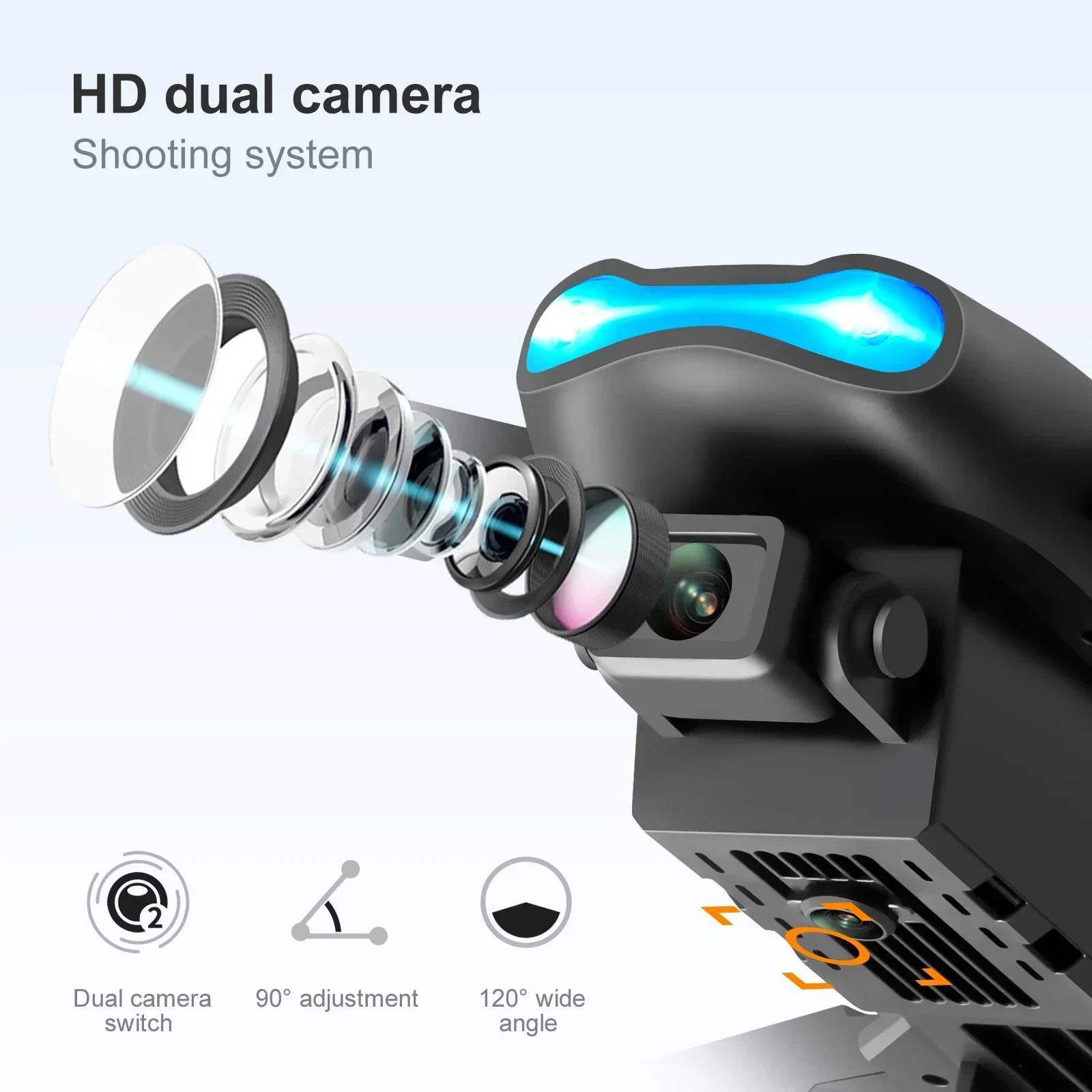 New E99 Pro HD 4K Drone Dual C - Drone Rc Foldable recension och pris