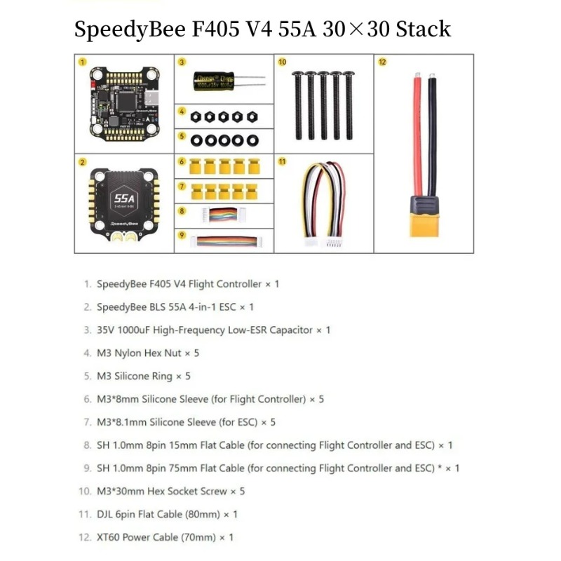 Original Speedybee F405 V3 BLS - Betaflight Flight Controller recension och pris