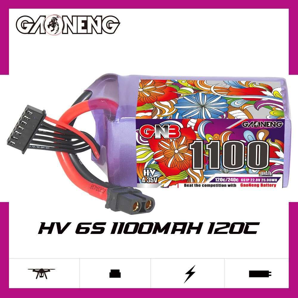 2Pcs GNB 6S Lipo Battery 22.8V - Drone Rcs recension och pris