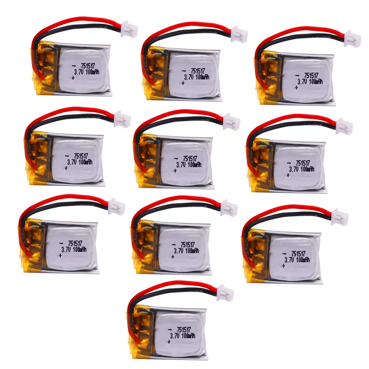 1-10PCS 3.7V 100mAh 751517 FQ7 - Drone Fq777 Rc Quadcopter recension och pris