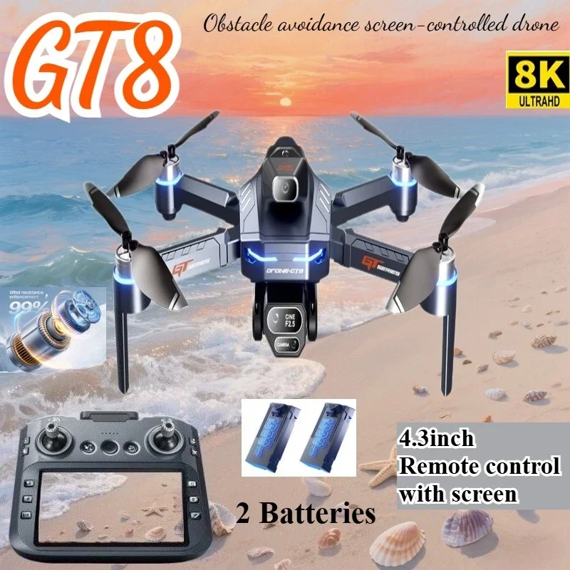 Drone 4K HD GT8 Camera Obstacl - Drone Gt8 Rc recension och pris