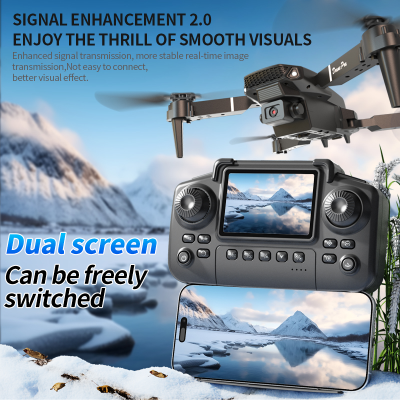 E88 Pro Foldable Drone Dual HD - Drone Rc E88 Pro recension och pris