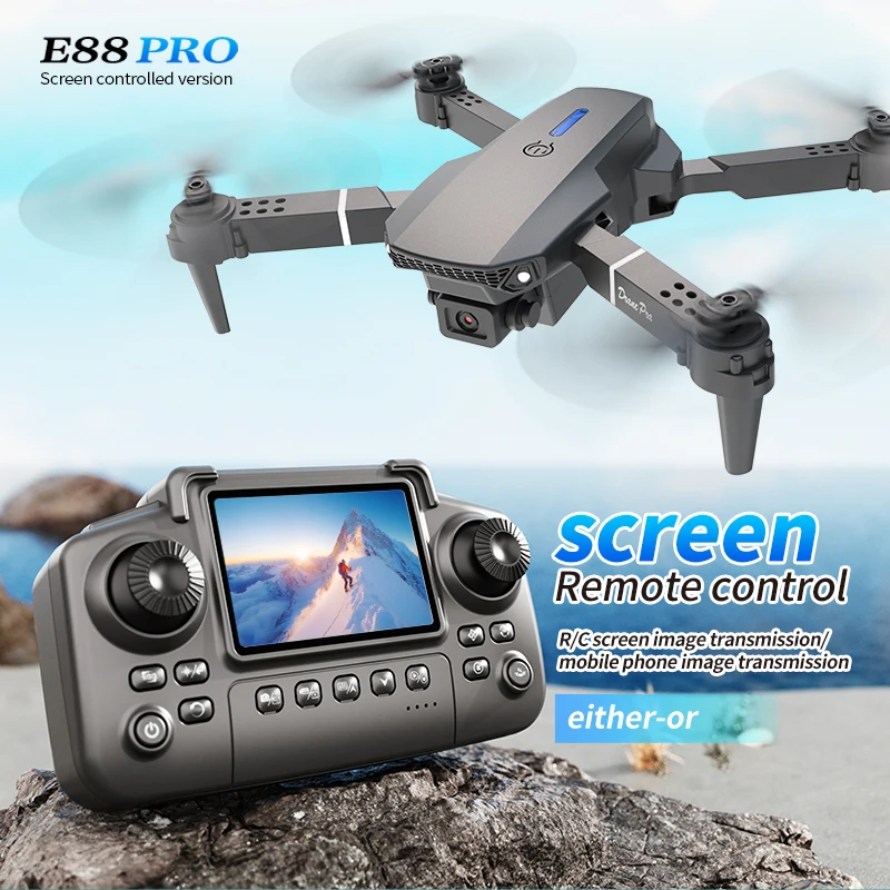 Professional E88 PRO Drone wit - Drone Rc Land recension och pris