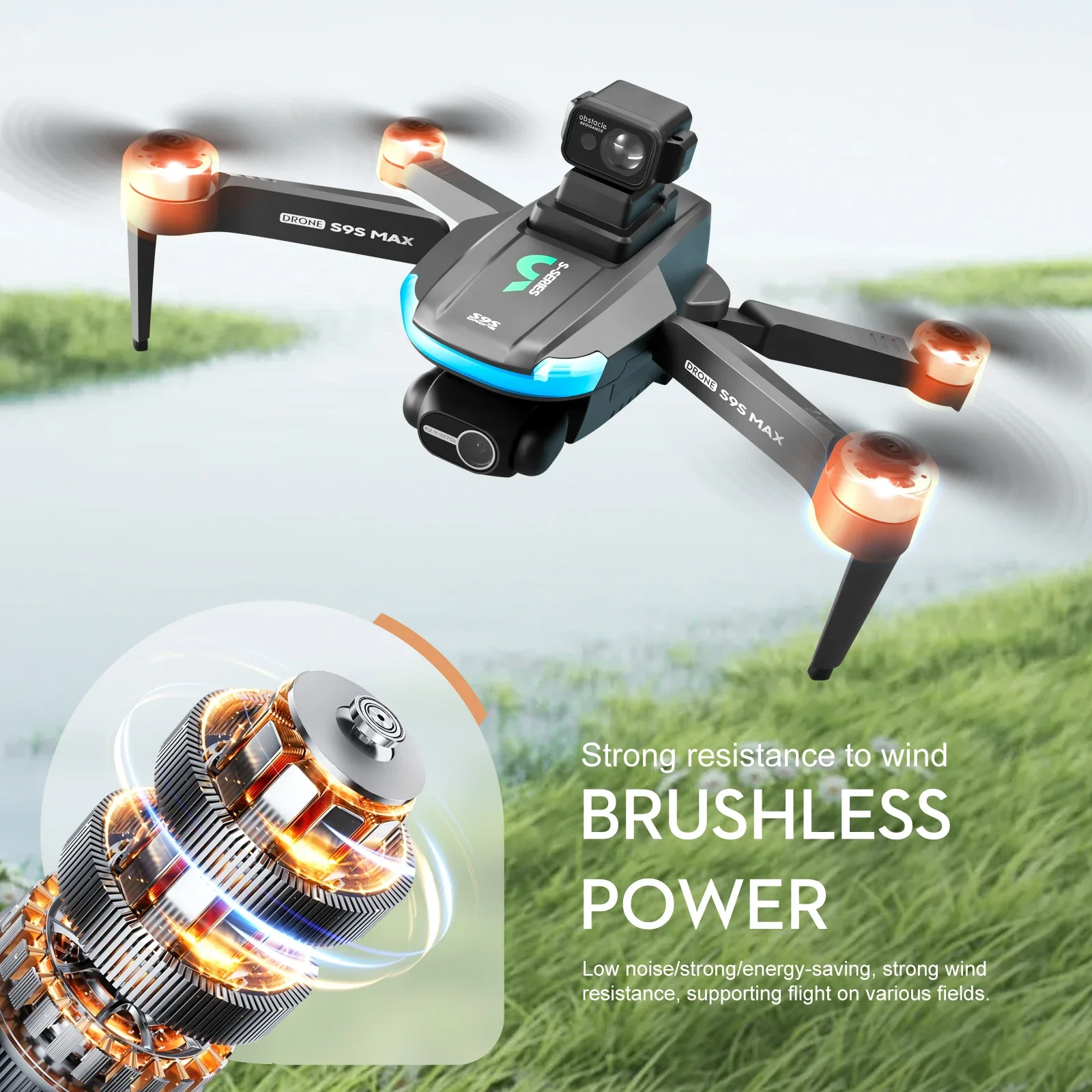NEW S9S MAX MINI Drone 4K 2-Ax - Drone Rc Ufo recension och pris