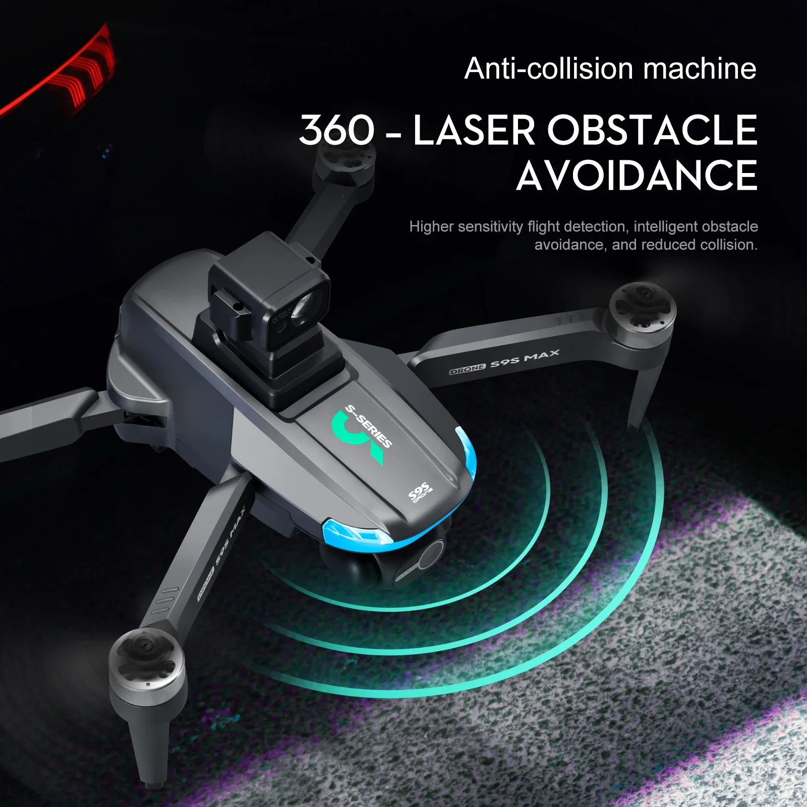 NEW S9S MAX MINI Drone 4K 2-Ax - Drone Rc Ufo recension och pris
