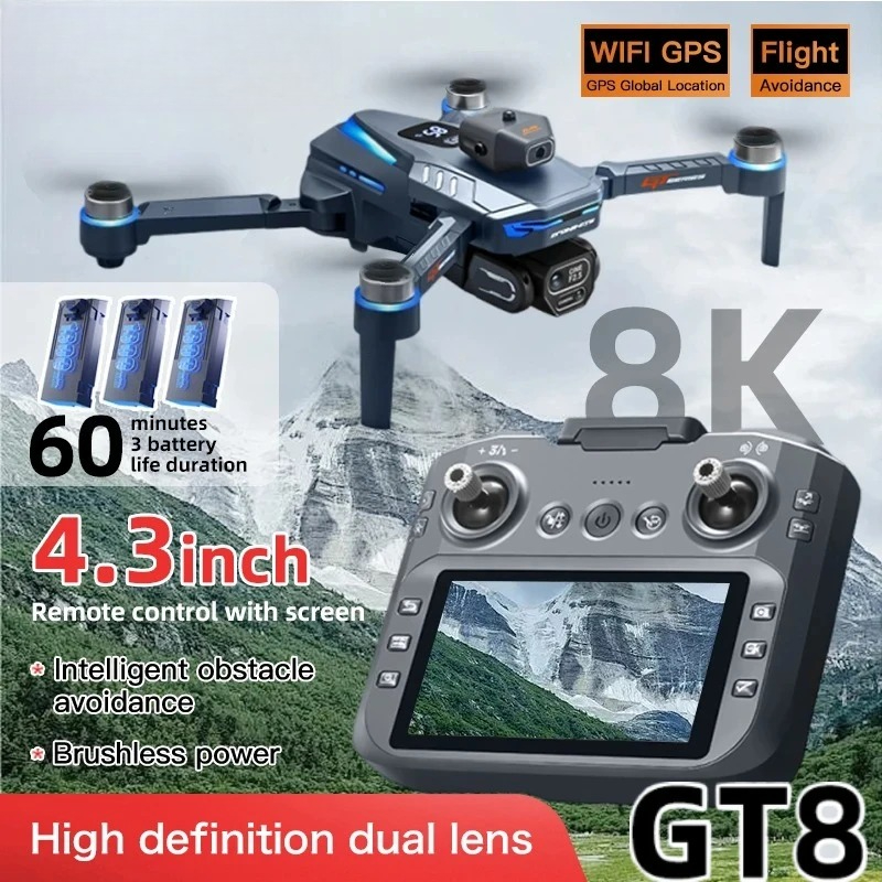 Original GT8 Drone 8K Professi - Drone Gt8 Rc recension och pris