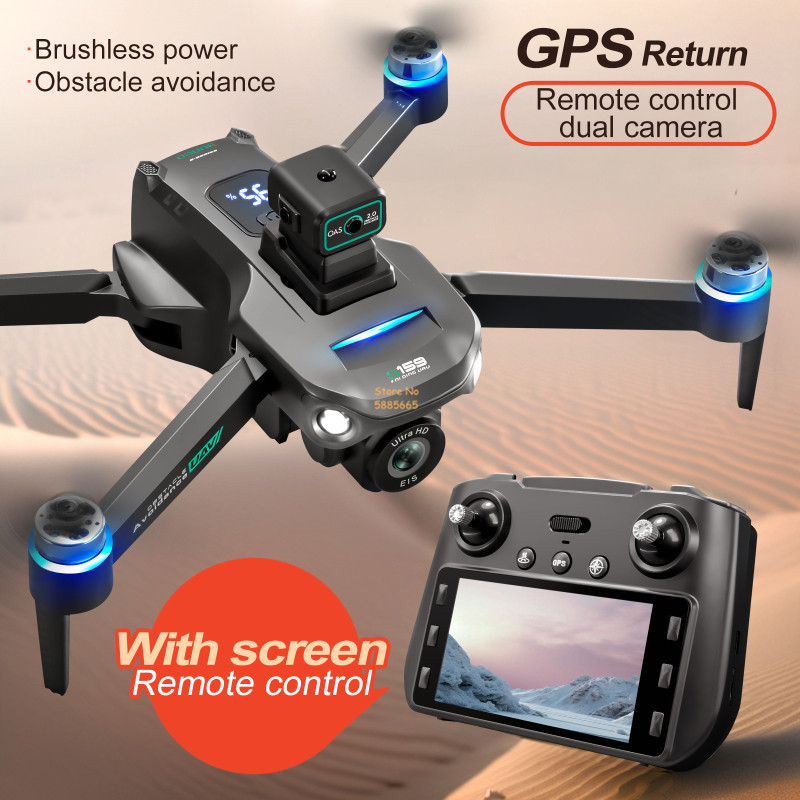 8K Dual Camera 5G WIFI FPV Rem - Drone Rc Plegable recension och pris