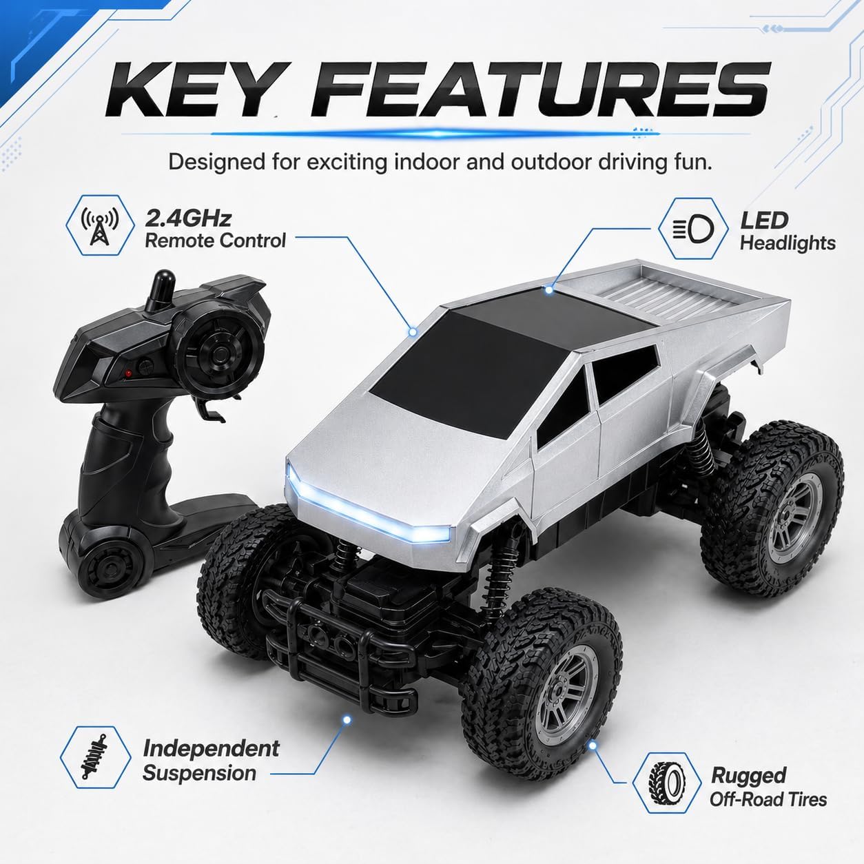 1:18 RC Car Remote Control Tru - Drone Or Rc Car recension och pris