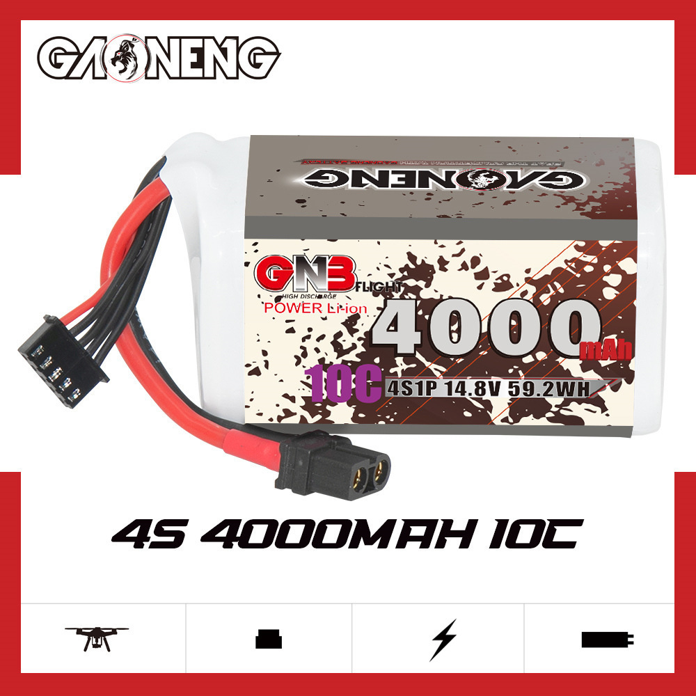 GNB 4000mAh 4S 14.8V 10C 20C W - Drone Rc Leading recension och pris