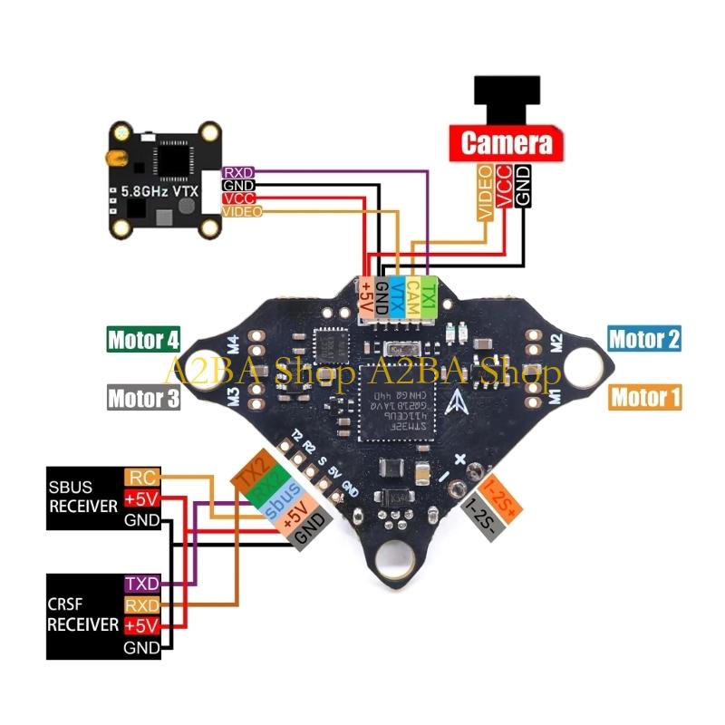 A2BA F4DC Easy Setups Flight C - Betaflight Flight Controller recension och pris