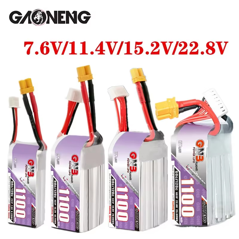 GNB 1100mAh 2S 3S 4S 6S 60C/12 - Drone Rcs recension och pris