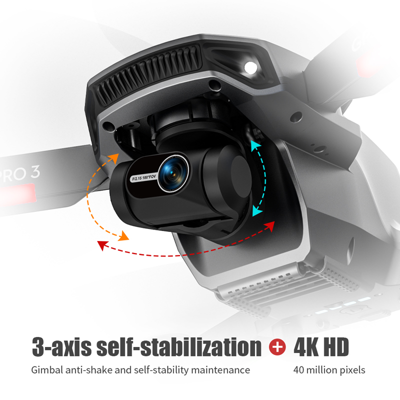 L106 Pro 3 Drone 5G WIFI FPV F - Drone Rc Foldable recension och pris