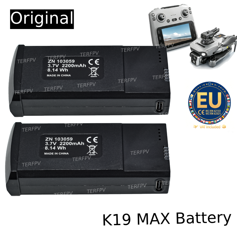 Original Drone Battery For K19 - Drone Rc E88 Pro recension och pris
