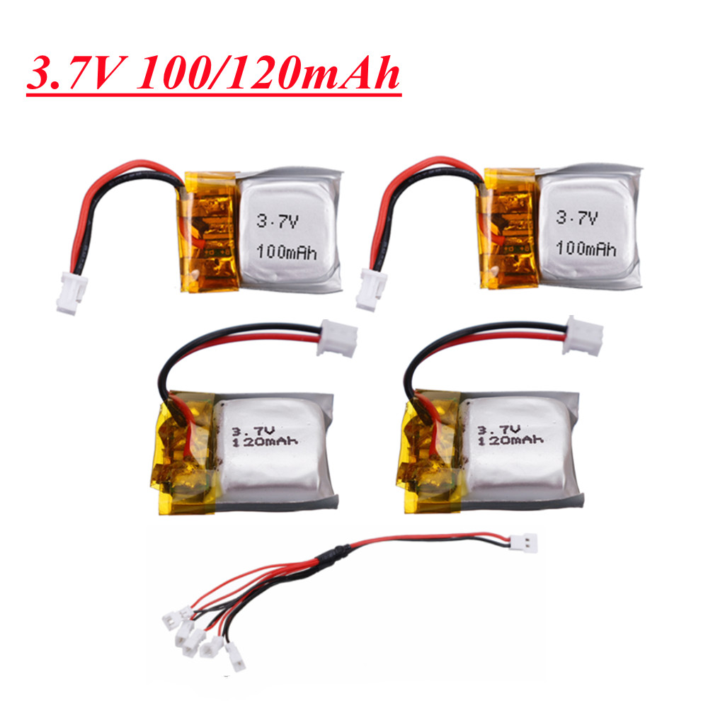 3.7V 100mAh 120mAh Lipo Batter - Drone Fq777 Rc Quadcopter recension och pris
