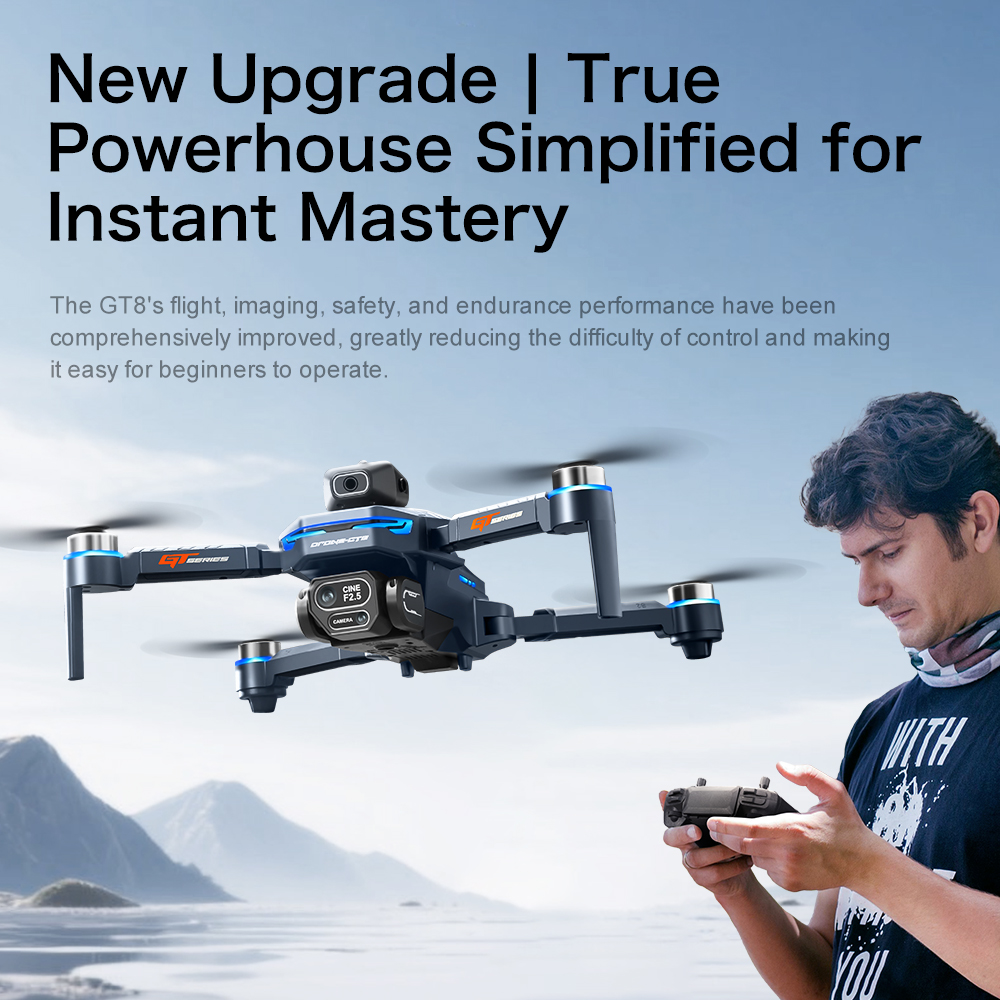 original GT8 Drone with Large  - Drone Gt8 Rc recension och pris