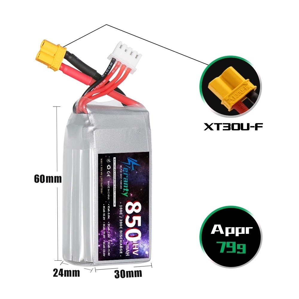 1/2/3PCS TERANTY 3S 11.4V Lipo - Drone Rcs recension och pris